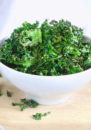 A picture of Healthy Kale Chips.