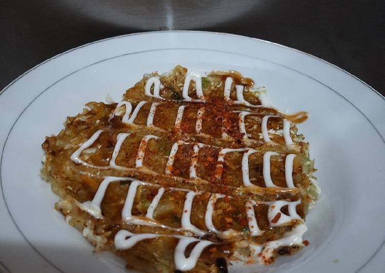 Cara Gampang Menyiapkan Okonomiyaki (Dairy/Gluten/Egg Free Recipe), Lezat Sekali