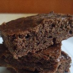 A picture of Eggless brownie.