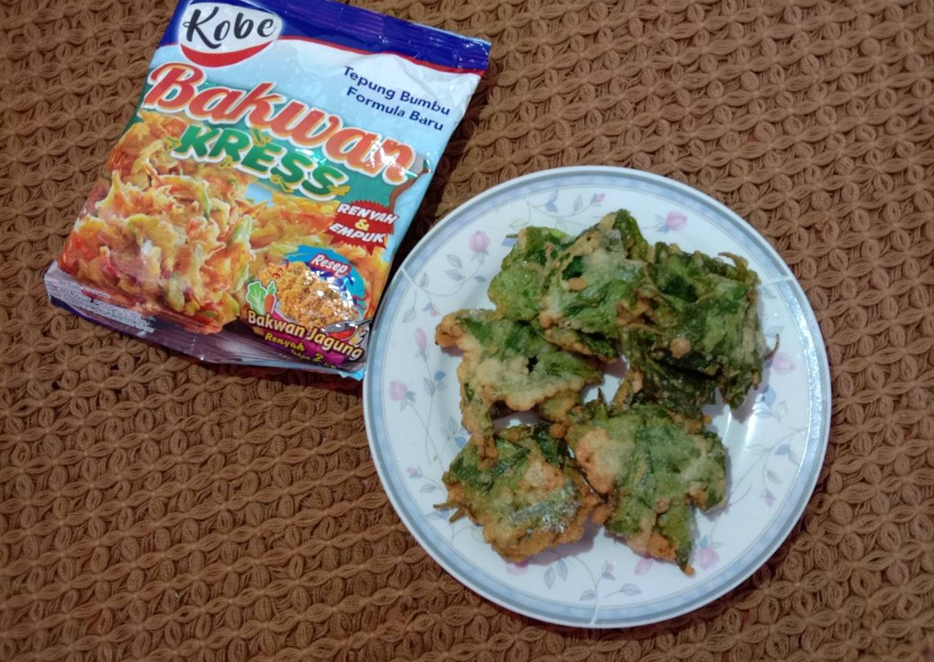 Bayam dengan bacon