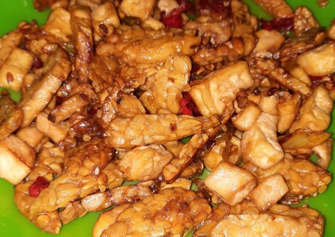 Ramadhan Sahur, Langkah Mudah untuk Menyiapkan Kering tahu tempe simple yang Sempurna Enak Banget