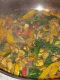Pollo con cúrcuma