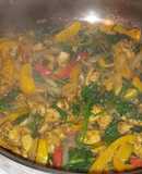 Pollo con cúrcuma