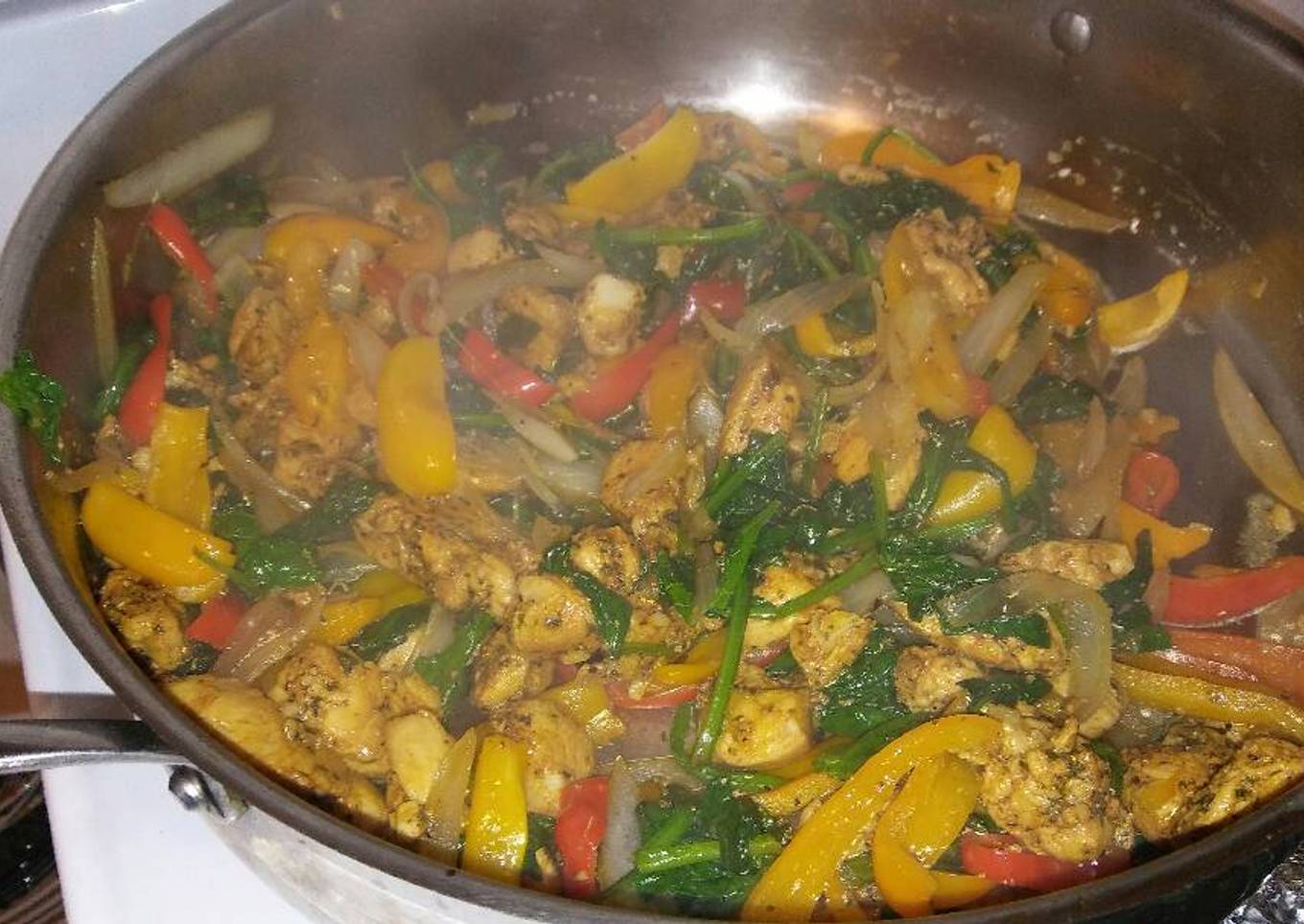 Pollo con cúrcuma