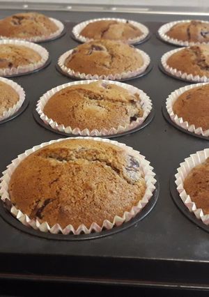 Fűszeres-meggyes muffin (laktózmentesen) recept fotója