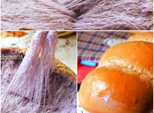 Foto resep Killer Toast Hokkaido Milk Taro (bubuk Ubi Ungu) Super SOFT