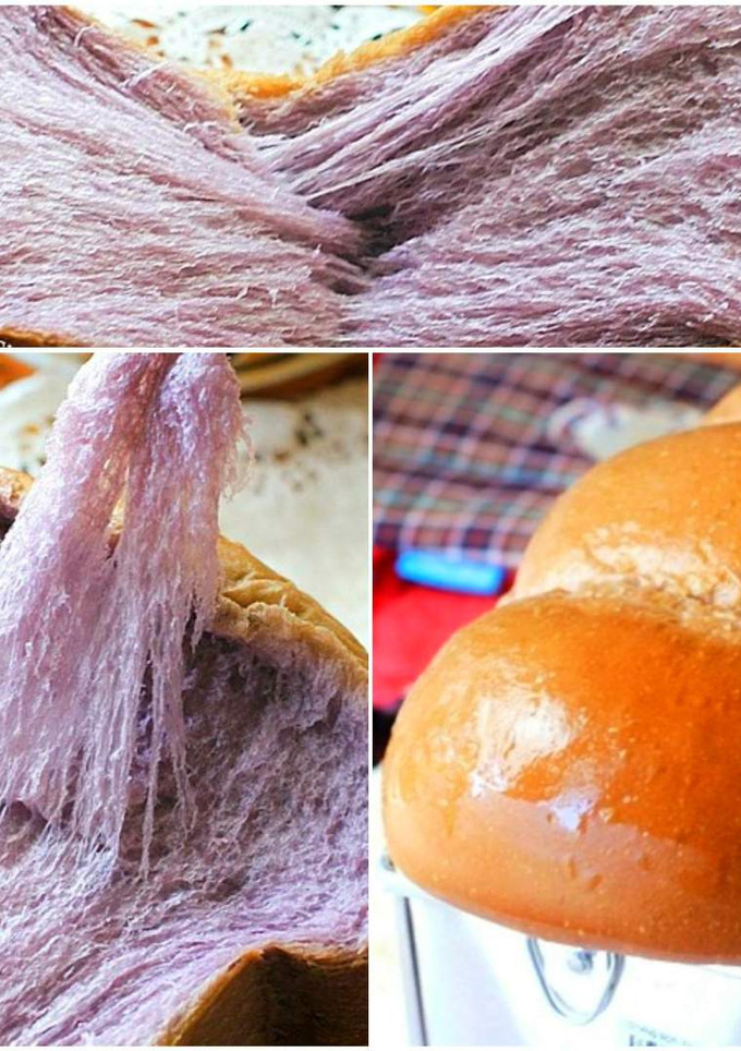 Foto resep Killer Toast Hokkaido Milk Taro (bubuk Ubi Ungu) Super SOFT