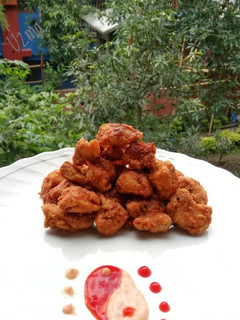 A picture of Chicken Popcorn.