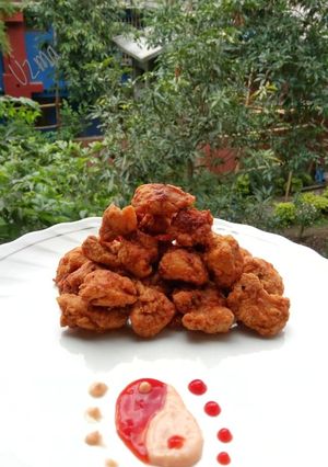 A picture of Chicken Popcorn.