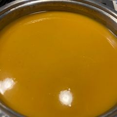 A picture of Pumpkin and Sweet Potato Soup.