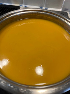 A picture of Pumpkin and Sweet Potato Soup.