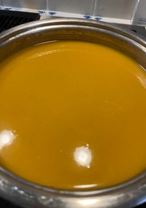 A picture of Pumpkin and Sweet Potato Soup.