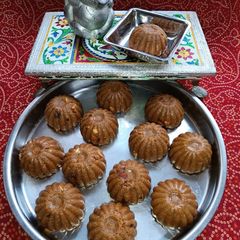Churma laddoo A picture of Churma laddoo.