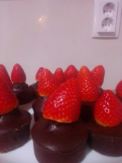 Foto de Muffins de chocolate NATAL