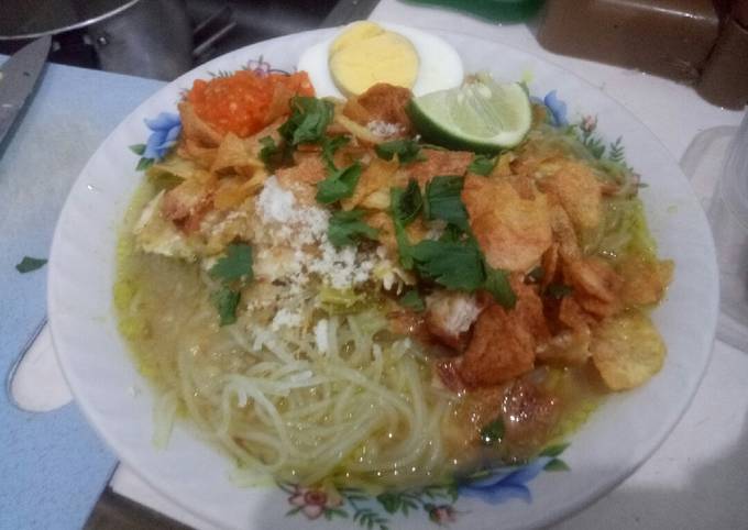 Standar Resep buat #7 Soto Ayam Surabaya dijamin gurih