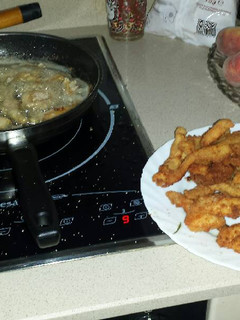 Una foto de Fingers de pollo marinado