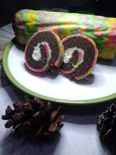 Foto resep Brownies Kukus Gulung Batik