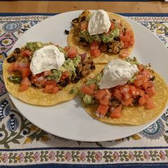 A picture of Cauliflower tacos.