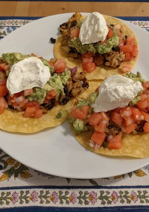A picture of Cauliflower tacos.