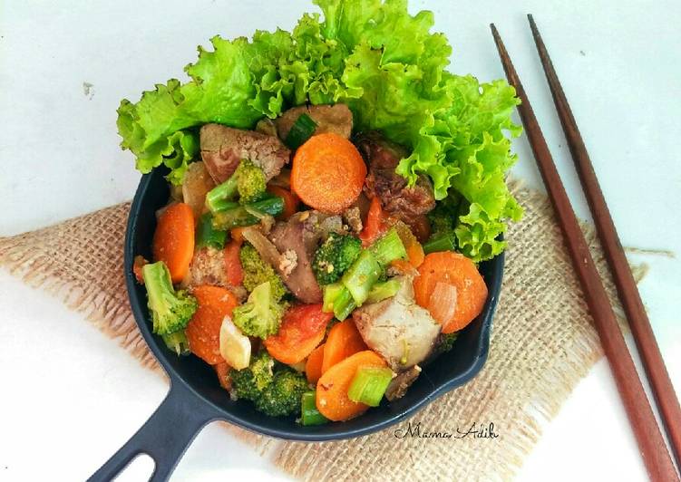 Resep Oseng Ati Ampela, Enak