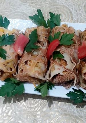 صورة لوصفة كريب مالح 😋👌