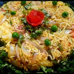 A picture of Veg Tawa Rice.
