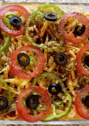 A picture of BakedPastamylabourdayfamilytreat.