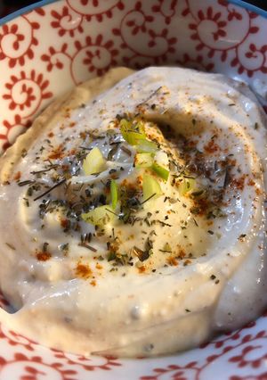 A picture of Whipped feta.