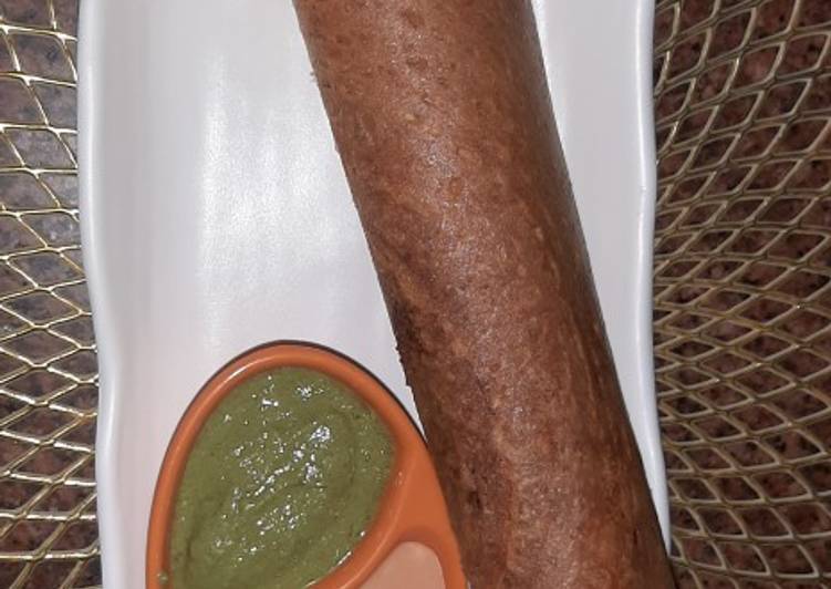 Recipe of Homemade Red Lentil Cheesy Schezwan Dosa