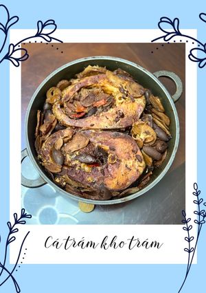 A picture of Braised White Carp with Black Olive Plum.