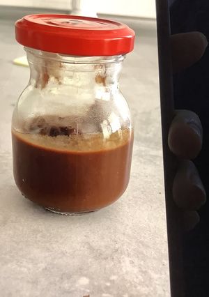 Una foto de Crema de cacao baja en calorías