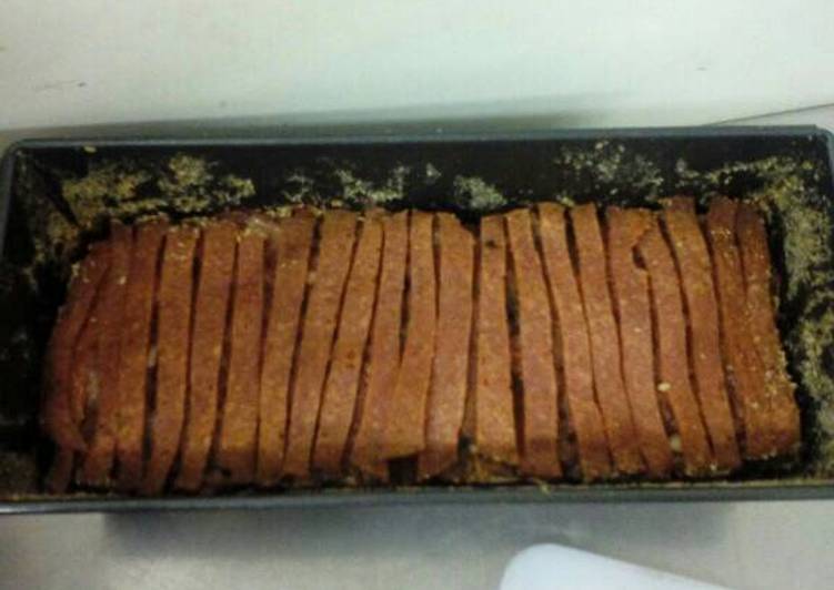 Simple Way to Cook Quick Meat loaf with bacon strips