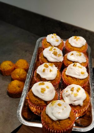 Una foto de Muffins carrot cakes 🥕