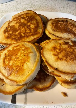 A picture of Fluffy pancakes.
