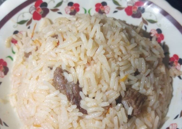 Recipe of Quick Rice with meat