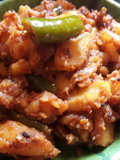 ફરાળી સૂકી ભાજી રેસીપી મુખ્ય ફોટો