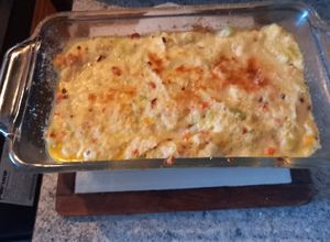 Una foto de Zapallitos italianos con queso