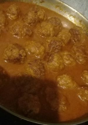 Una foto de Albóndigas en salsa de tomate