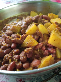 A picture of Rajma Masala.
