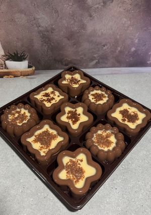 Foto resep Puding Cokelat Vla