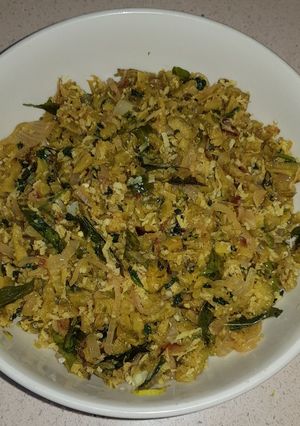 A picture of Bitter gourd fry.