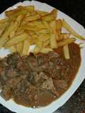 Chanfaina burguillana Con patatas fritas