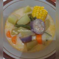 A picture of Sayur lodeh.