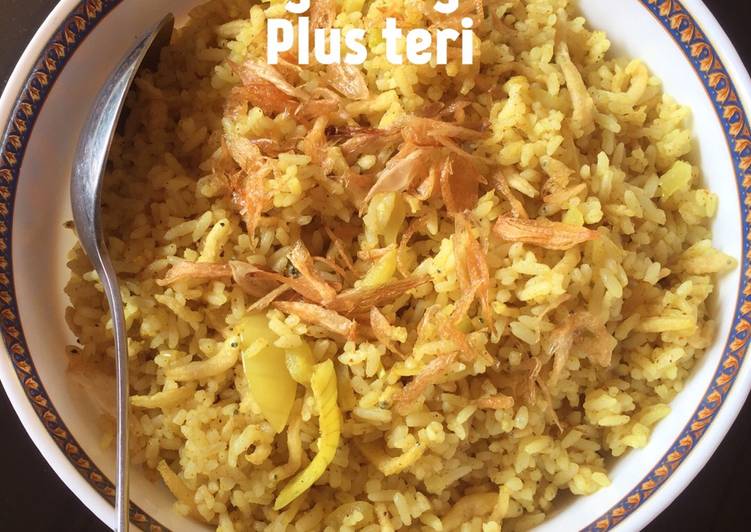 Resep NASI GORENG KARE plus TERI, Lezat