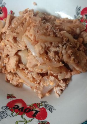 รูปของ ผัดอกไก่ใส่ไข่