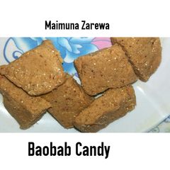 Baobab candy (alewar kuka) A picture of Baobab candy (alewar kuka).