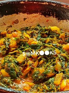 मेथी बटाटा भाजी (Methi Batata Bhaji Recipe In Marathi) रेसिपी चे मुख्य फोटो