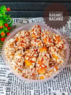 Foto resep Kue Kering Karamel Kacang