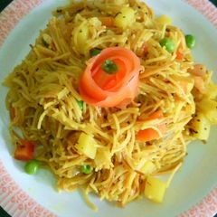 A picture of Vegetable vermicelli.