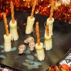 A picture of Cheesy Witches’ Broomsticks.